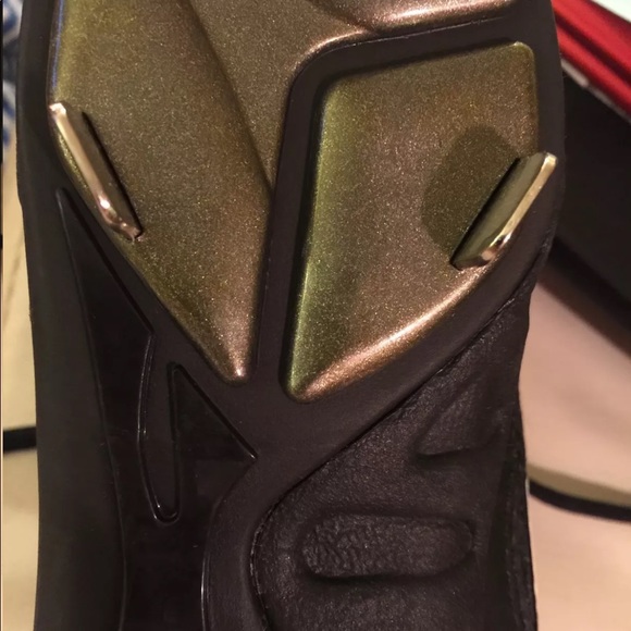 New Nike Air Men’s Baseball Metal Cleats  Mid Black/ White  6.5 - Picture 7 of 9